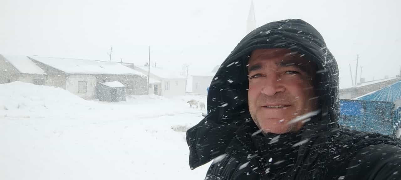 Aşkale’de kış etkisini sürdürüyor