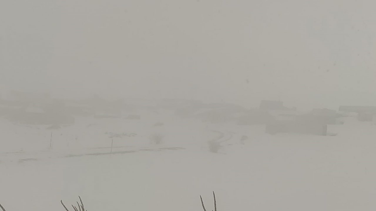 Aşkale’de kış etkisini sürdürüyor