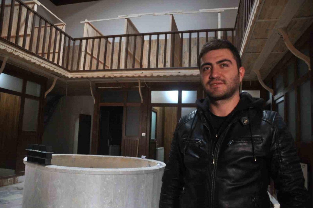 800 yıllık hamam 12 yıl aradan sonra hizmete girecek