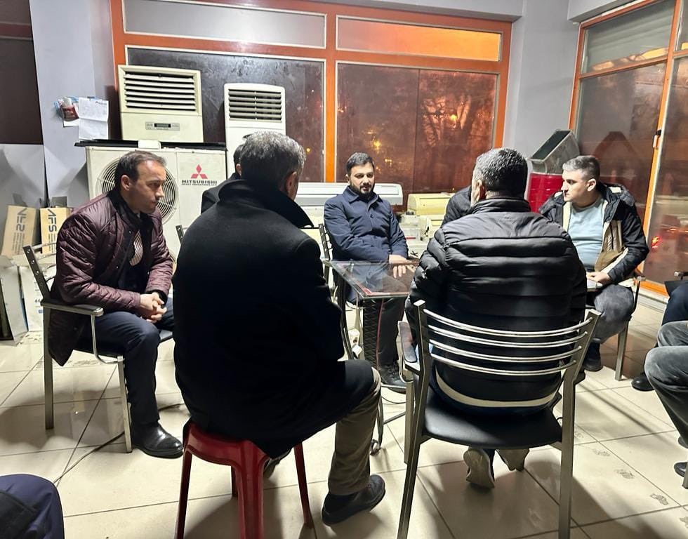 Deprem bölgesinde hayatını kaybedenlerin yakınlarına taziye ziyaretleri