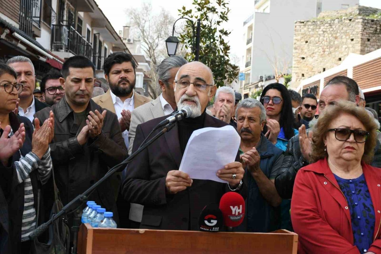 Kuşadası Kent Konseyi Başkanı Ünver’e yapılan saldırıya tepki
