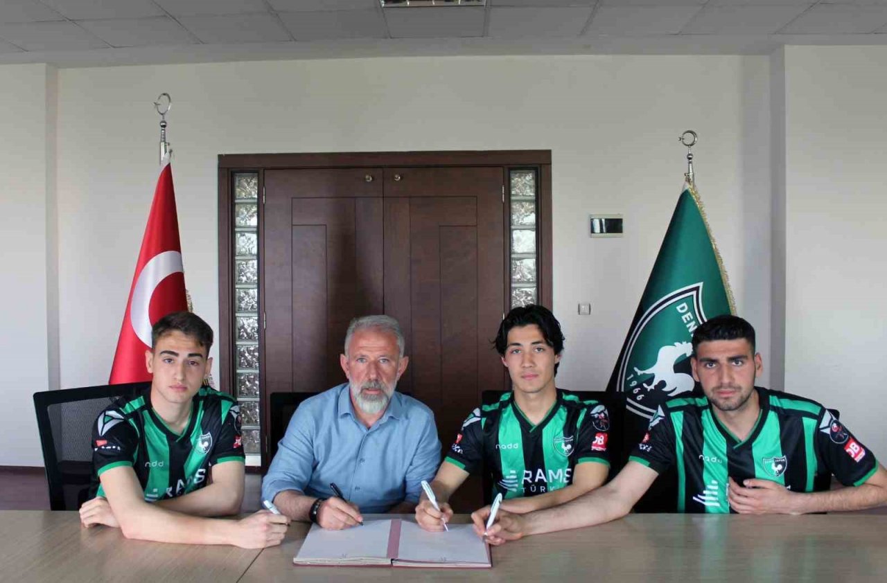 Denizlispor’a altyapıdan 3 takviye