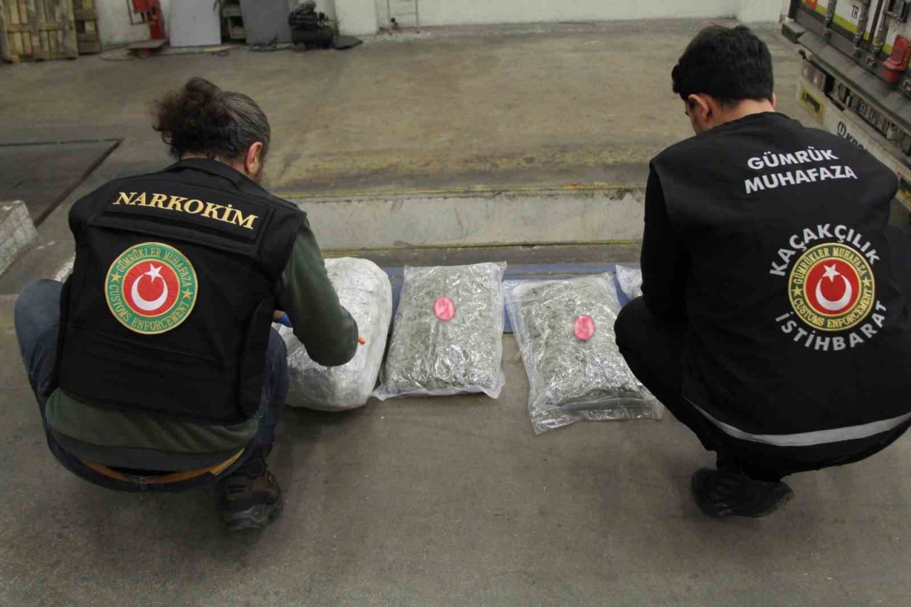 Kapıkule Gümrük Kapısı’nda 13 kilogram esrar ele geçirildi