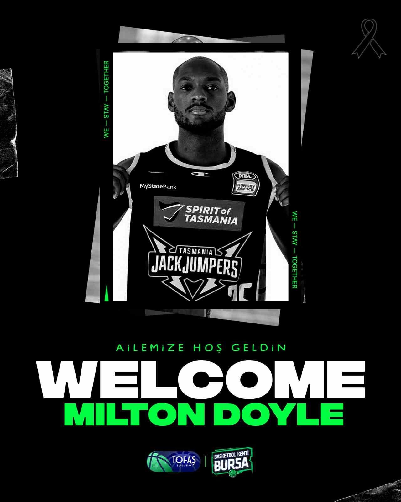 Tofaş, Milton Doyle’u kadrosuna kattı