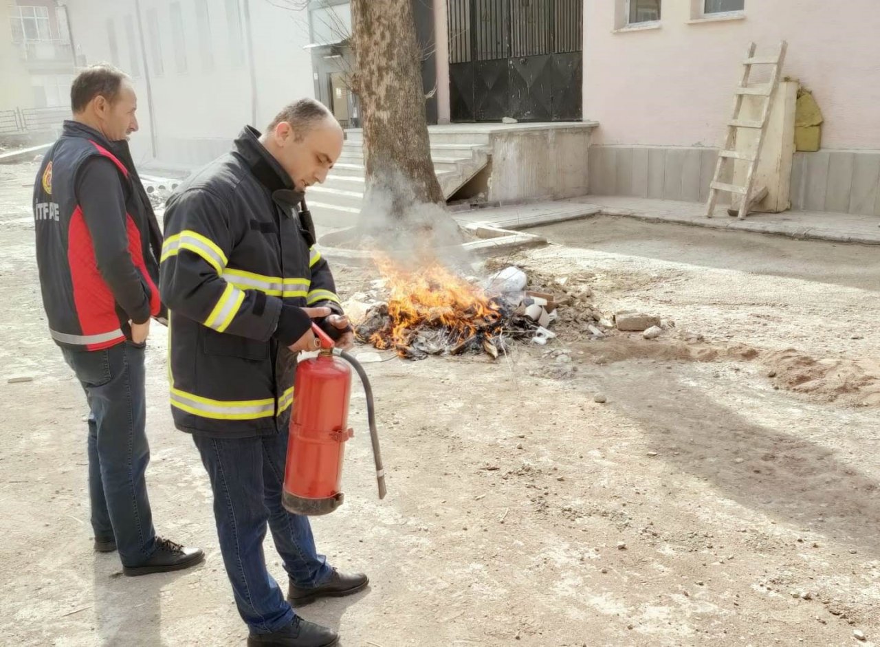 Hisarcık ÇPL’de deprem, yangın ve personel tahliye tatbikatı