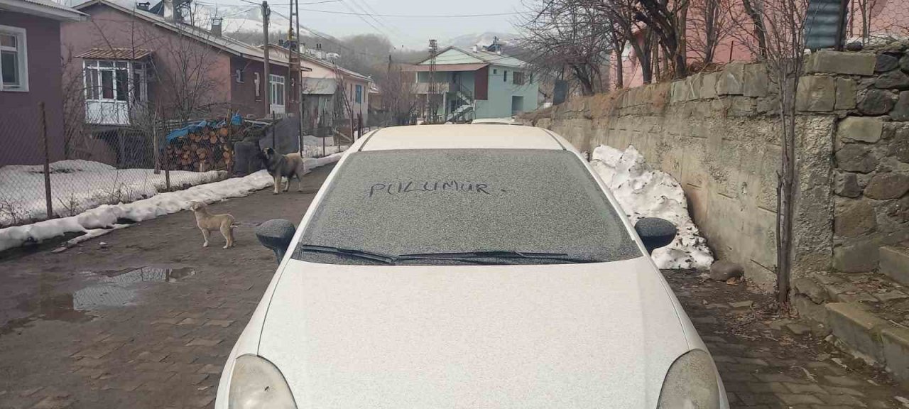 Tunceli’de toz taşınımı