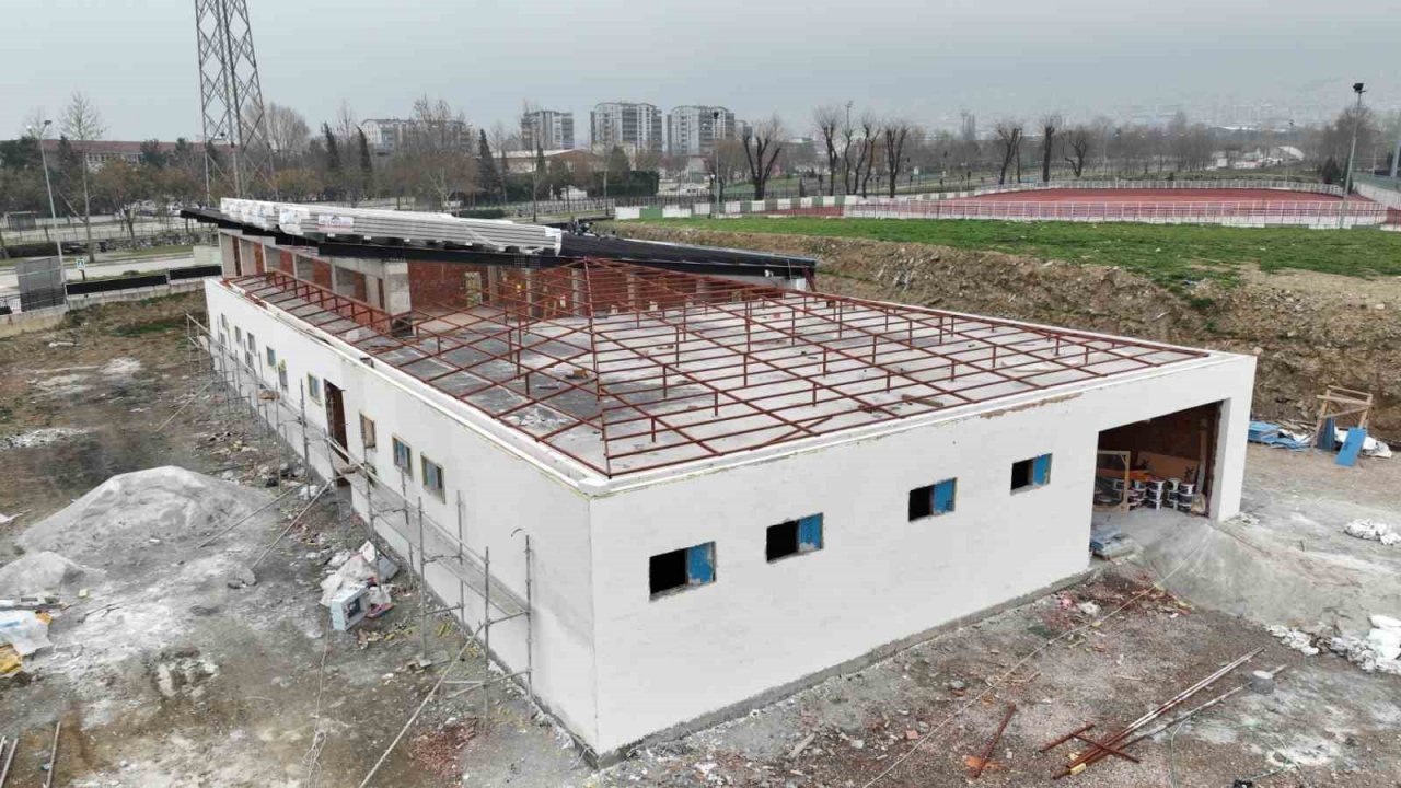 Okçuluk Salonu’nda çalışmalar hızlandı