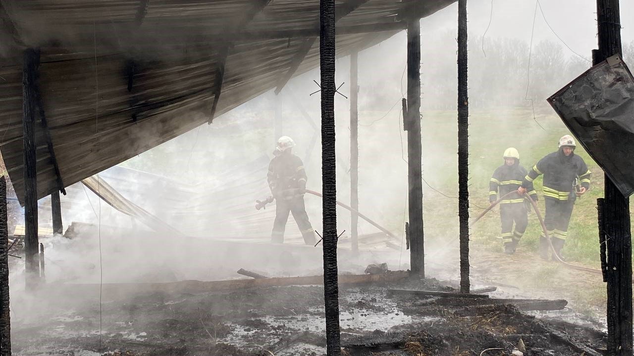 Boş barakada yangın çıktı