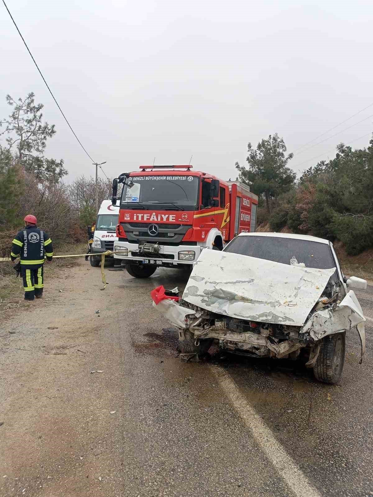 Denizli’de son 1 haftada 126 trafik kazası meydana geldi