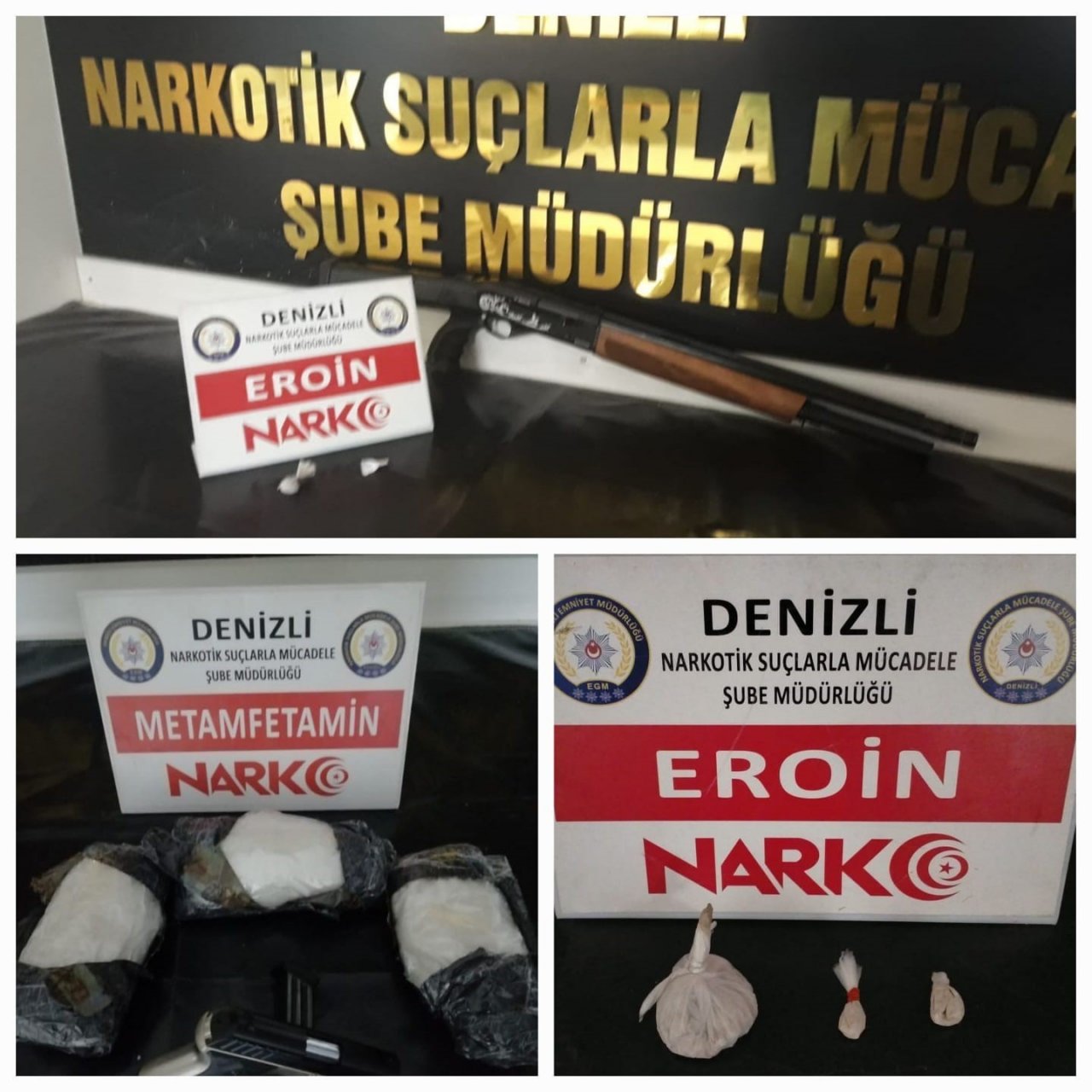 Denizli’de 11 zehir taciri tutuklandı