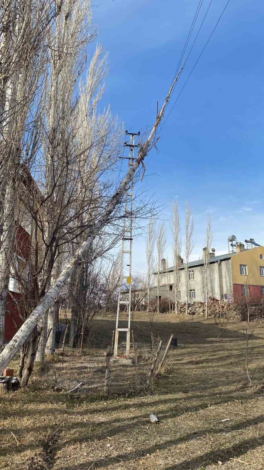 Tuzluca’da rüzgar etkili oluyor