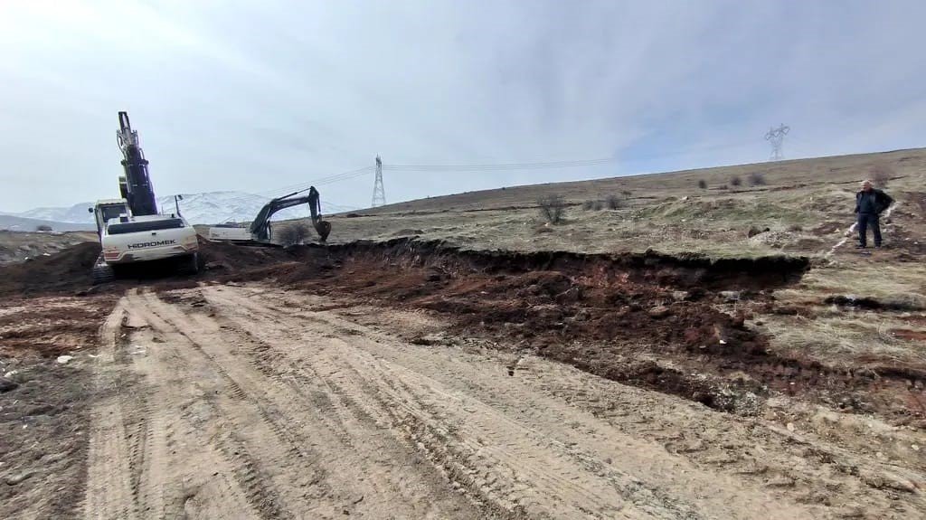 Doğanşehir’de yapılacak konutlar için çalışmalar başladı