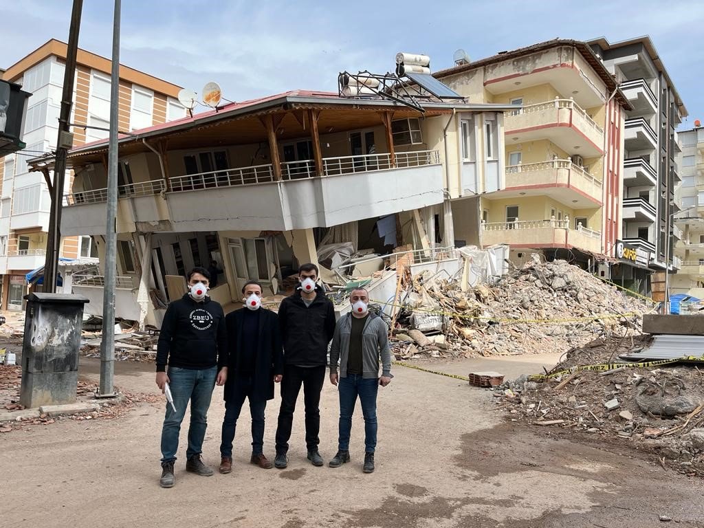 ZBEÜ ekibi deprem bölgesindeki hasar tespit çalışmalarını tamamladı