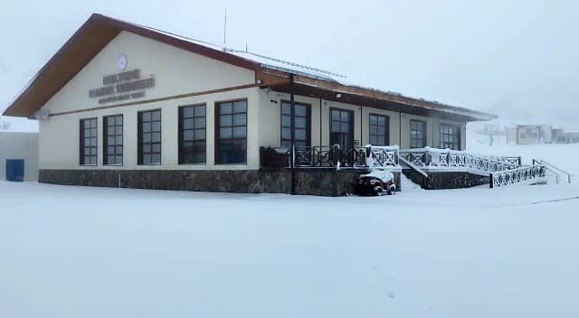 Karabük’te kar yağışı yeniden yüzünü gösterdi