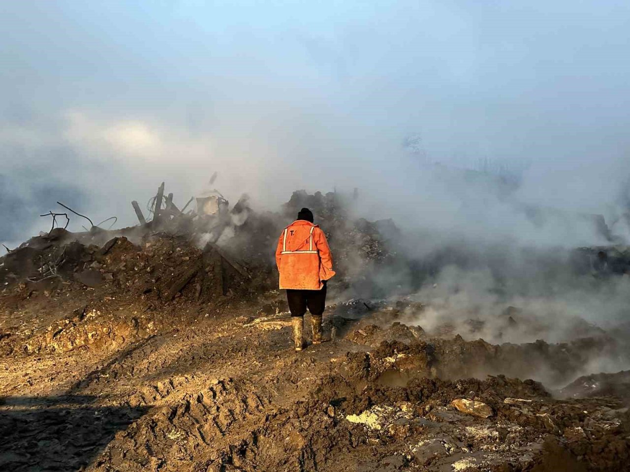 Köyde çıkan yangın 3 evi küle çevirdi