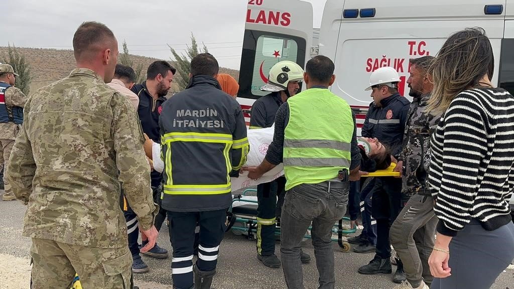 Mardin’de trafik kazası: 6 yaralı