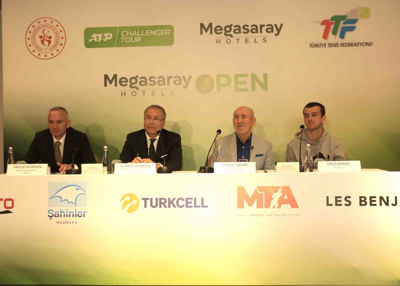ATP Challenger Turnuvası Megasaray Hotels Open başladı