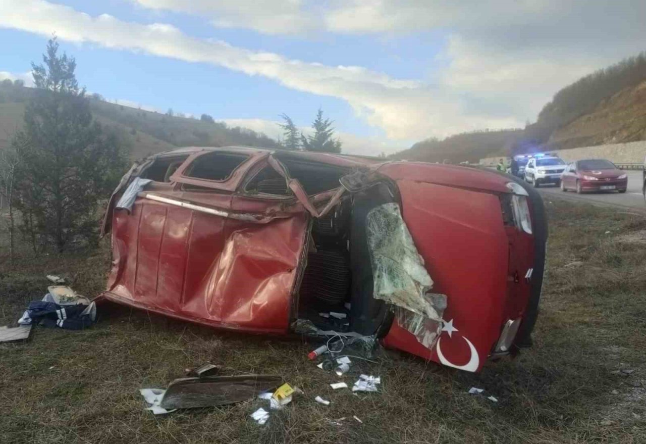 Samsun’da otomobil takla: 1 yaralı