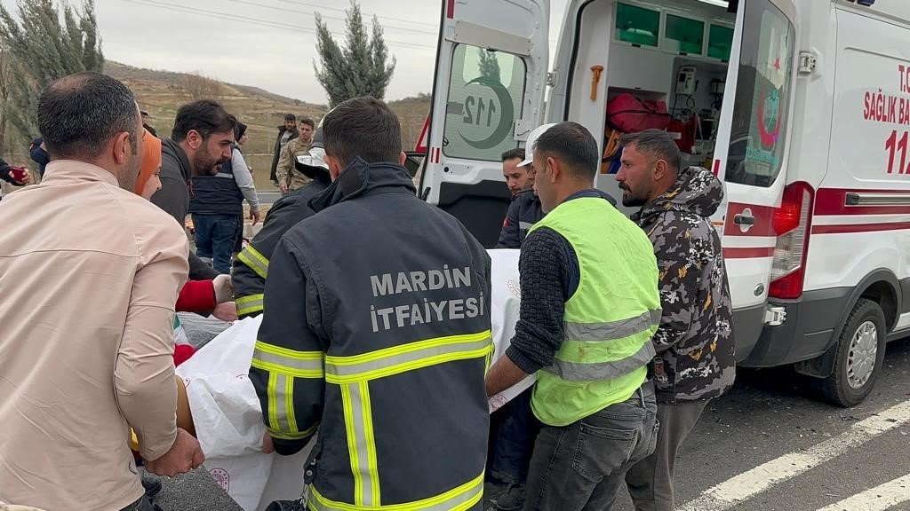 Mardin’de trafik kazası: 6 yaralı