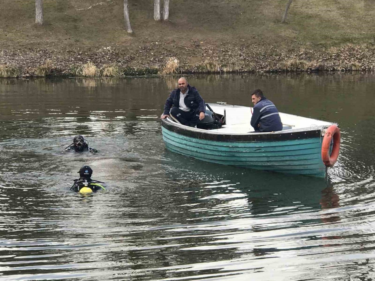 47 bin liralık bisiklet için Porsuk Çayı’nda dalgıçlı arama