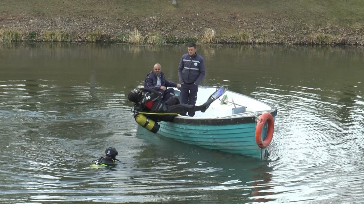 47 bin liralık bisiklet için Porsuk Çayı’nda dalgıçlı arama