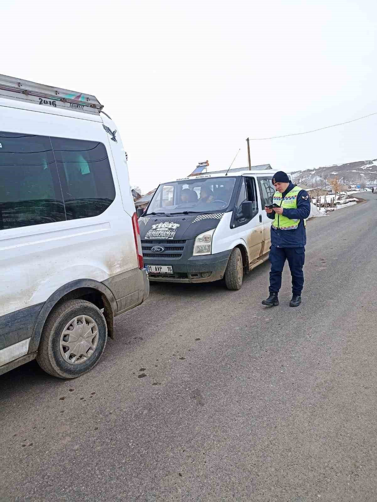 Ağrı’da taşımalı eğitim servis araçları denetlendi