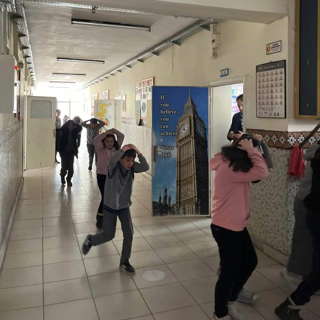 Afyonkarahisar’da deprem tatbikatı yapıldı