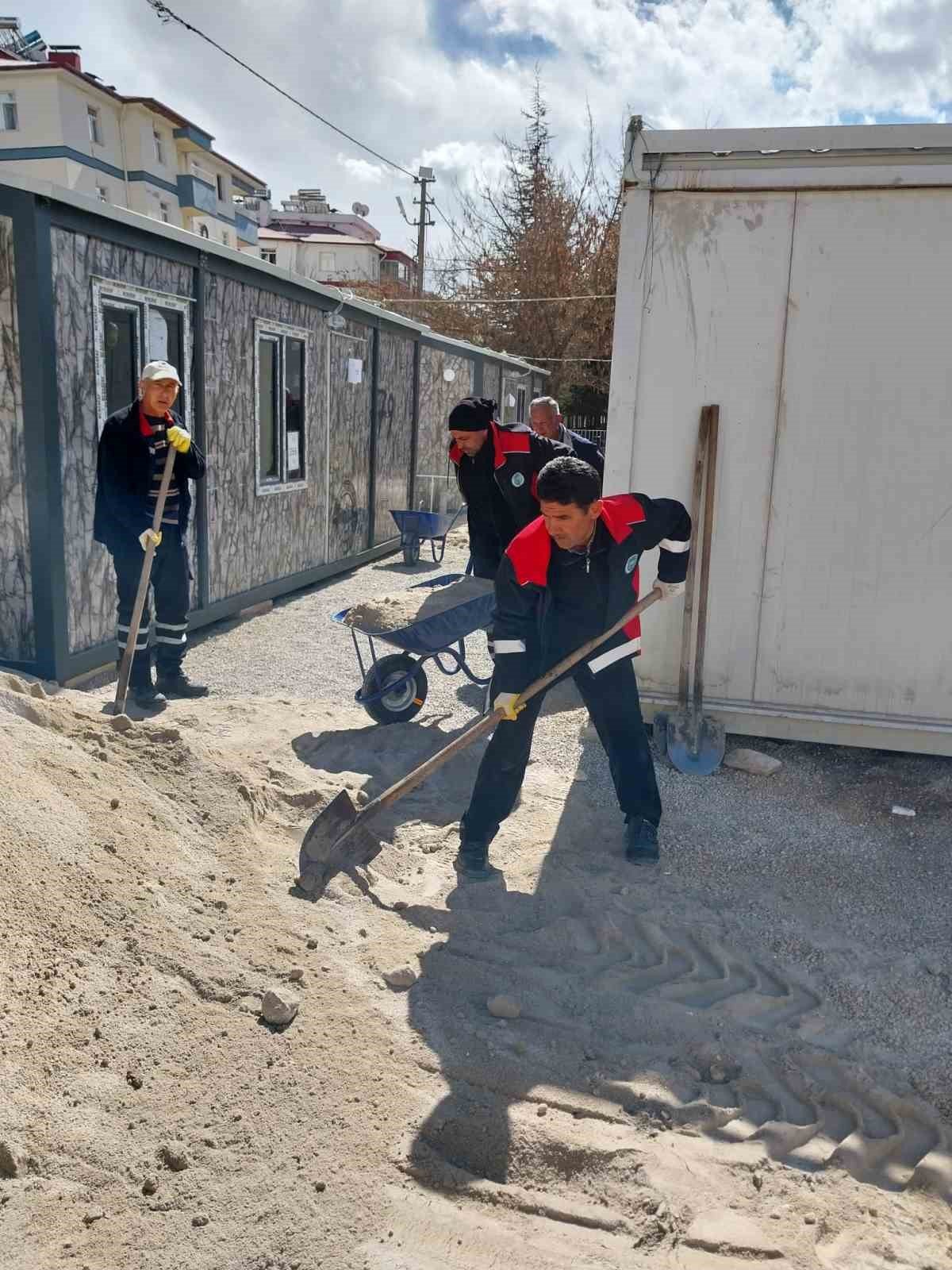 Elbistan’da yapılacak Develi Konteyner Kenti için çalışmalar başladı