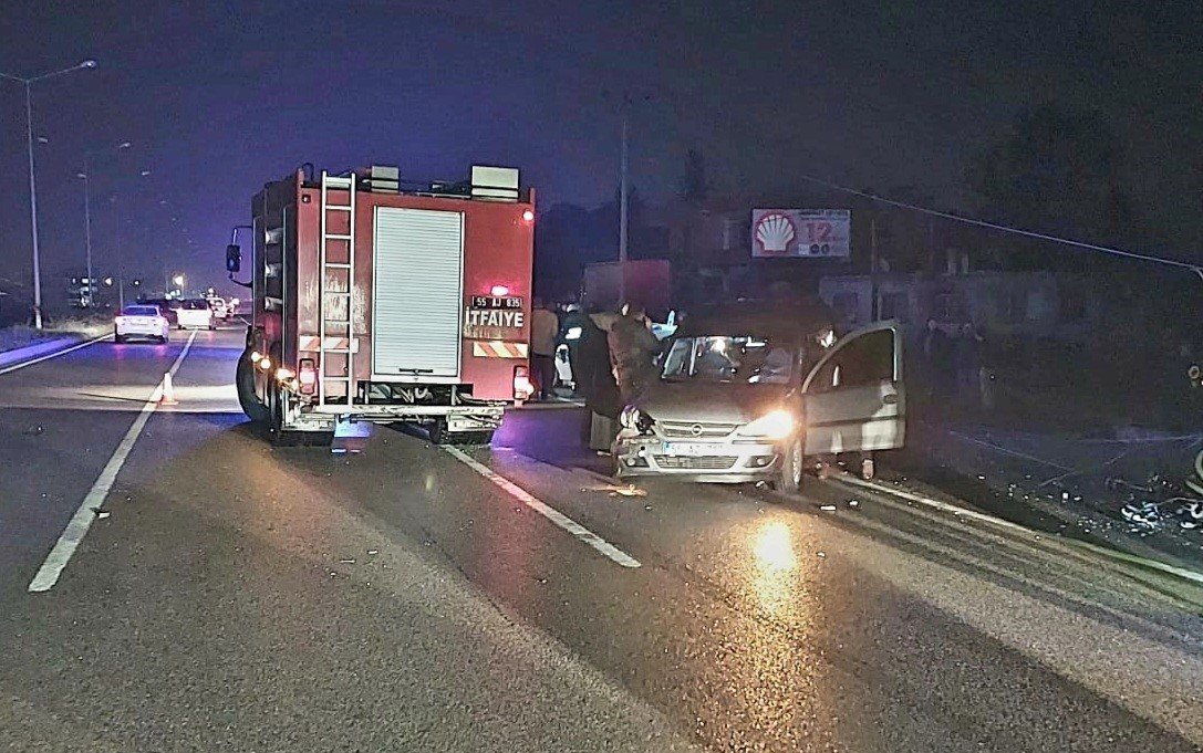 Samsun’da trafik kazası: 8 yaralı