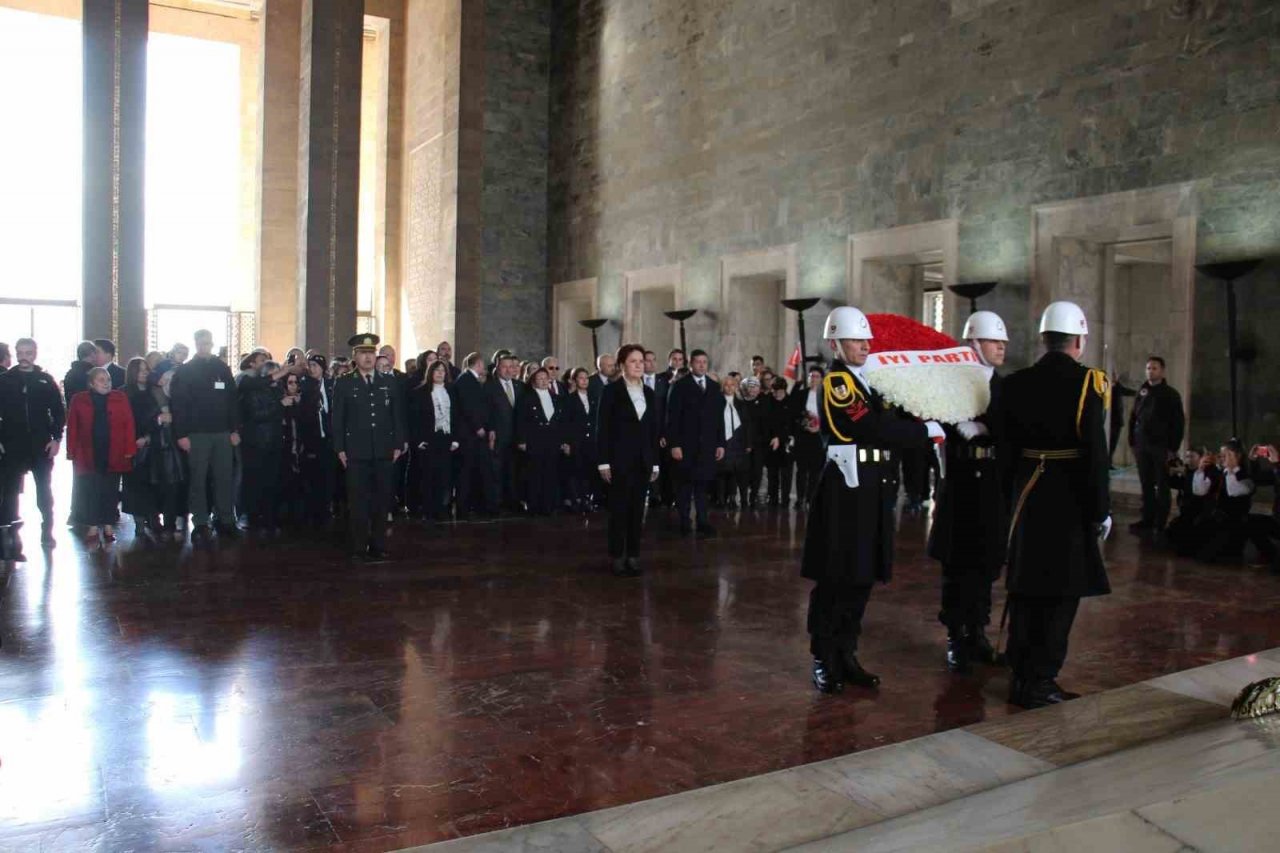 İYİ Parti lideri Akşener’in 8 Mart’ta ilk durağı Anıtkabir oldu