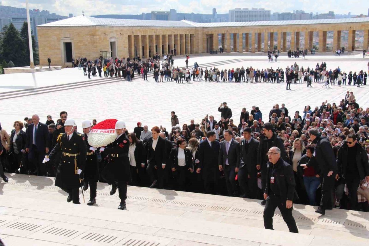 İYİ Parti lideri Akşener’in 8 Mart’ta ilk durağı Anıtkabir oldu