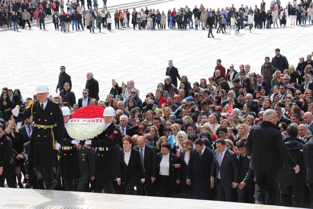 İYİ Parti lideri Akşener’in 8 Mart’ta ilk durağı Anıtkabir oldu
