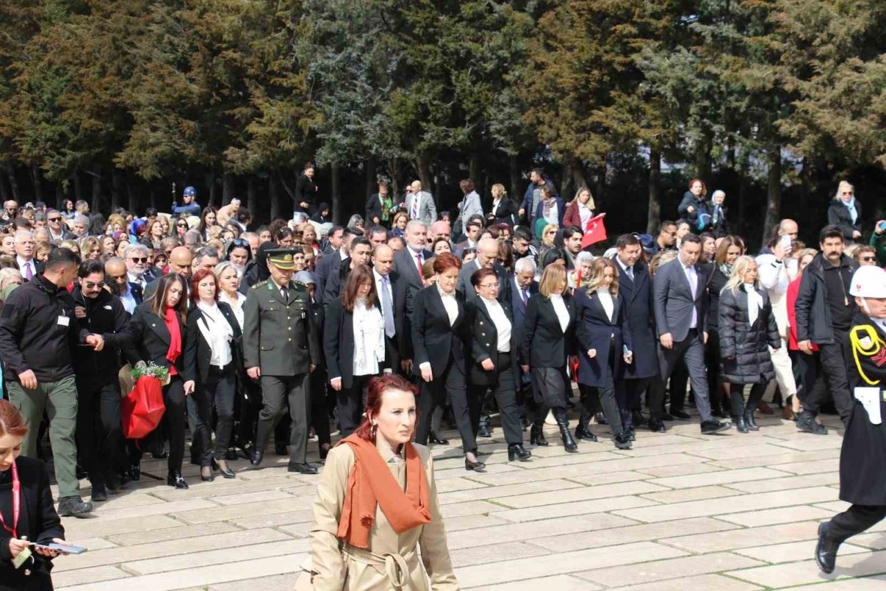 İYİ Parti lideri Akşener’in 8 Mart’ta ilk durağı Anıtkabir oldu