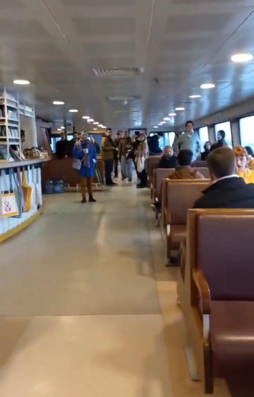 Vapurda köpek krizi: Kaptan seferi iptal etti