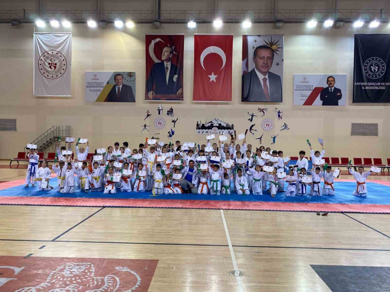 Kuşak terfi sınavı nefes kesti