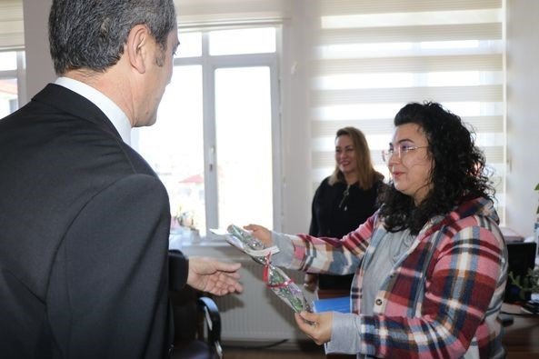 Muğla Orman Bölge Müdürlüğü’nde kadın personellerin günleri kutlandı