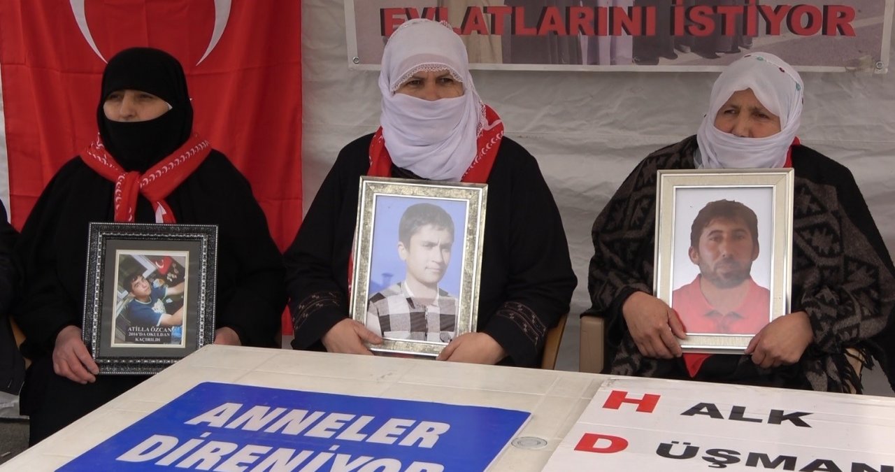 Yüreği yanık anneler ‘Kadınlar Günü’nde de eylemlerine devam etti