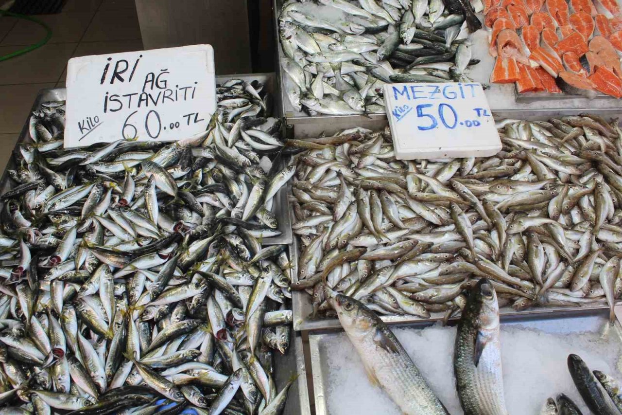 Balık sezonunda sona yaklaşıldı, tezgahlar mezgit ve istavrite kaldı