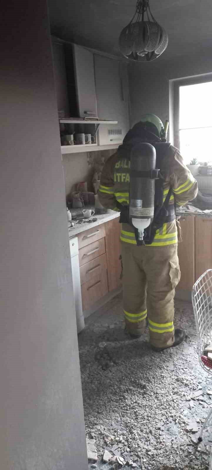 Sındırgı’da yangın