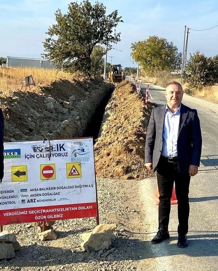 Gömeç’te doğalgaz çalışmalarında son dönemeç