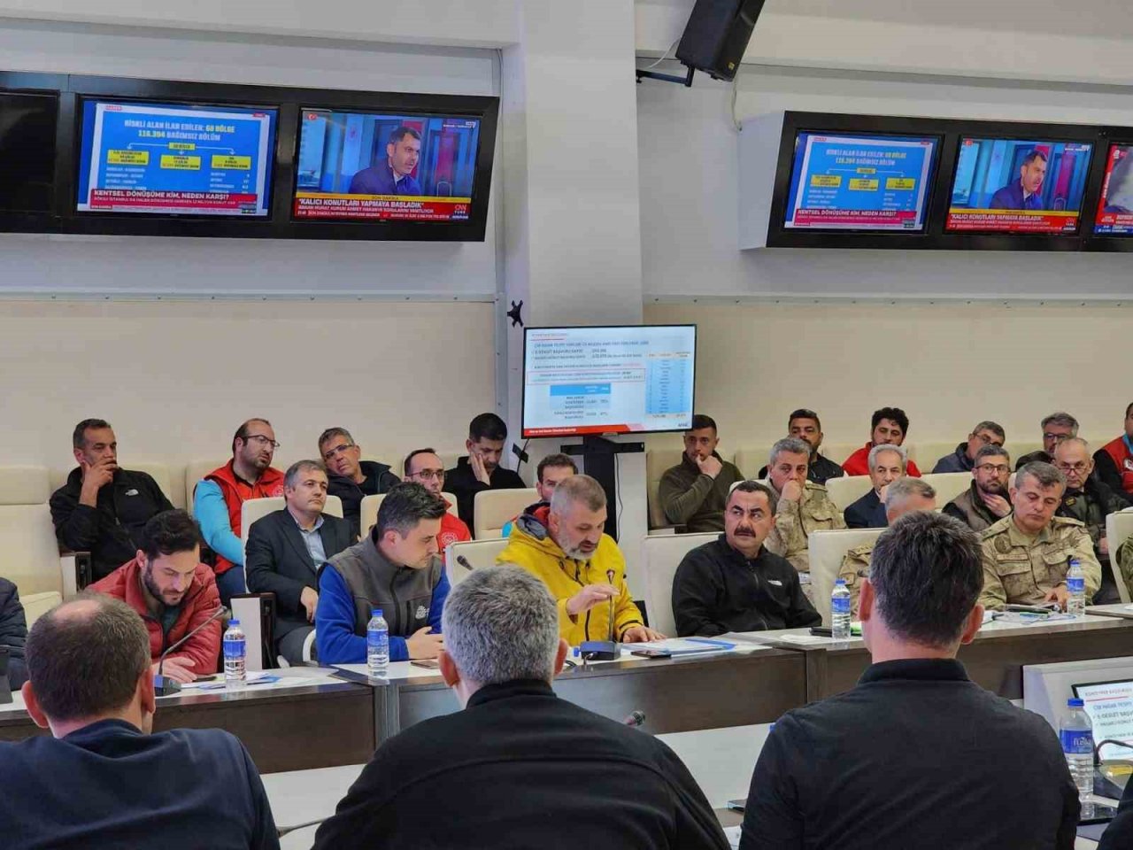Başkan Sezer, bakanlara Hatay’daki çalışmalara ilişkin bilgi verdi