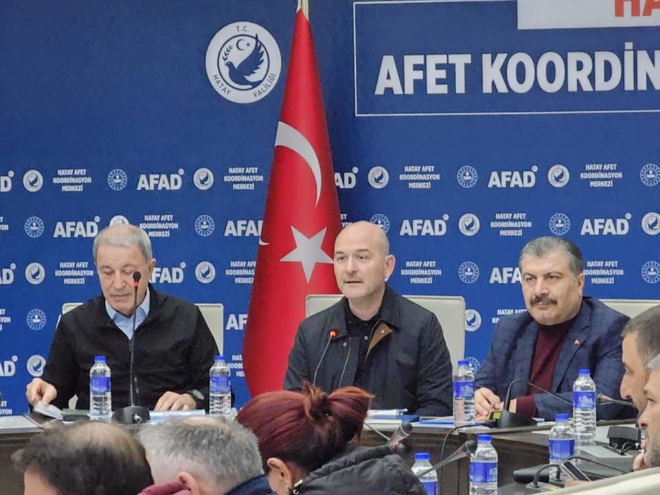 Başkan Sezer, bakanlara Hatay’daki çalışmalara ilişkin bilgi verdi