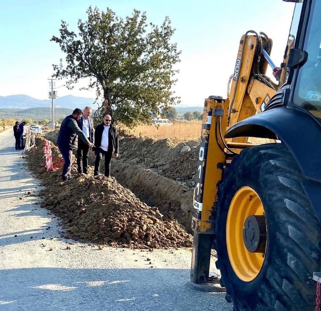 Gömeç’te doğalgaz çalışmalarında son dönemeç