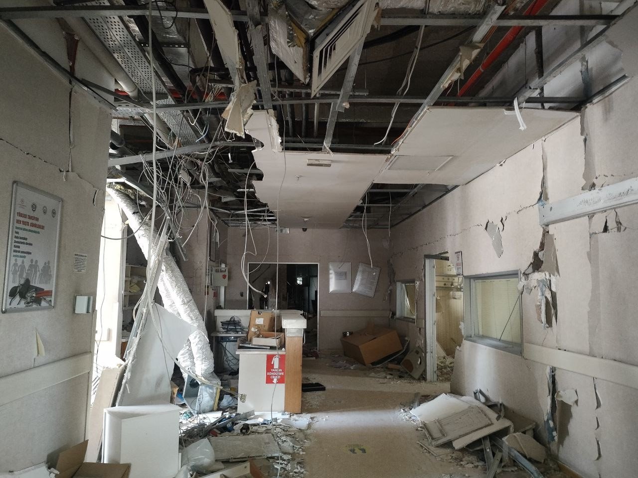 İddialara konu olan özel hastanenin son durumu görüntülendi