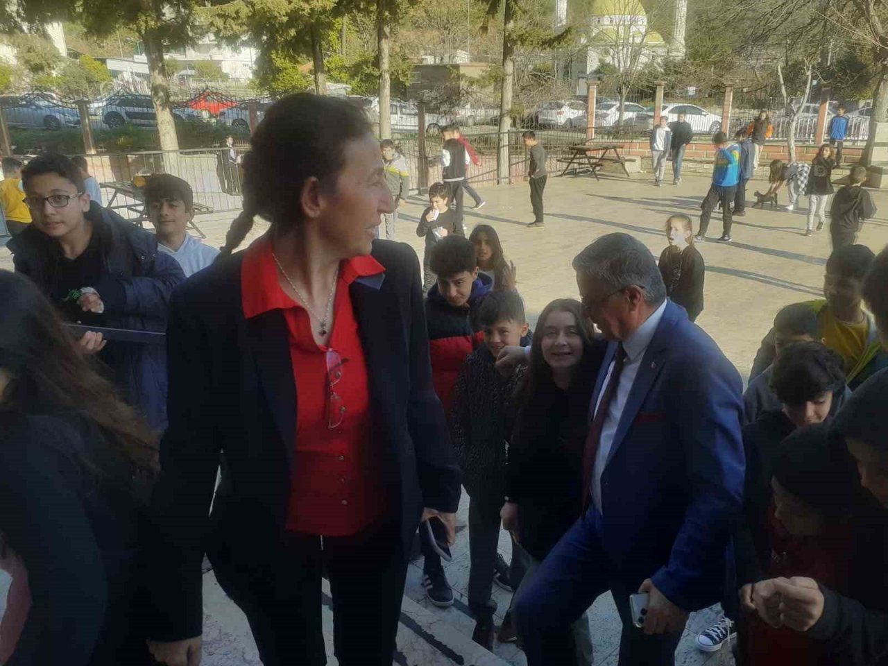 Başkan Topaloğlu öğrencilerle bir araya geldi