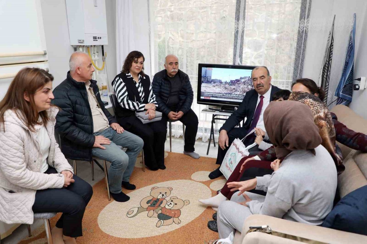 Başkan’dan moral ziyareti