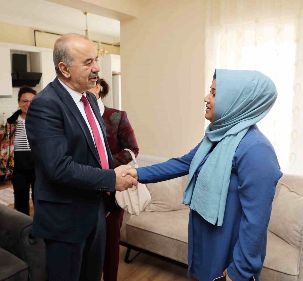 Başkan’dan moral ziyareti