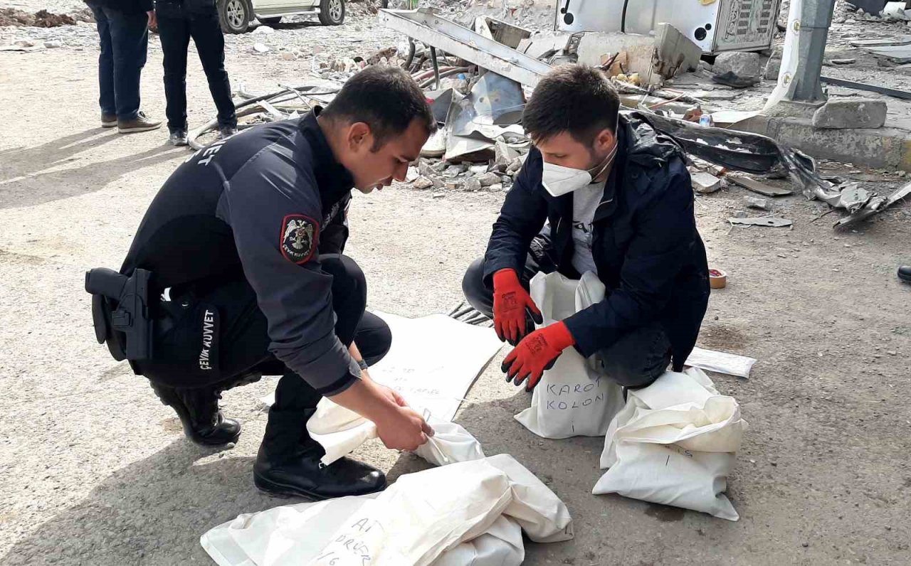 İsias Otel ve çevresindeki binalardan karot ve demir örnekleri alındı