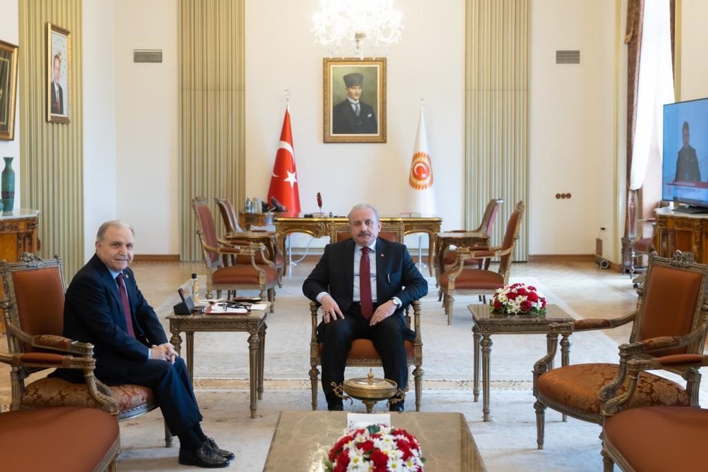 TBMM Başkanı Şentop, İhlas Medya Ankara Temsilcisi Kahraman’ı kabul etti