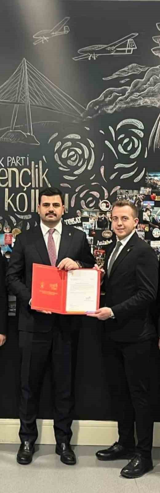 AK Parti Kocasinan İlçe Gençlik Kolları Başkanlığına Saçmacı atandı